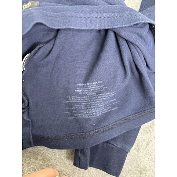 Tyndale Flame Resistant Long Sleeve T Shirt Men's Size 2XL XXL Blue Workwear - Picture 8 of 12